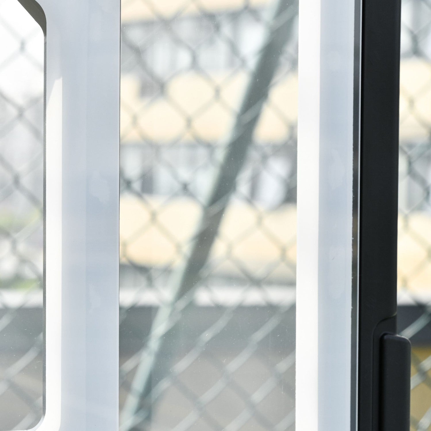 Höjdjusterbar utomhusbasketbåge med hjul, svart