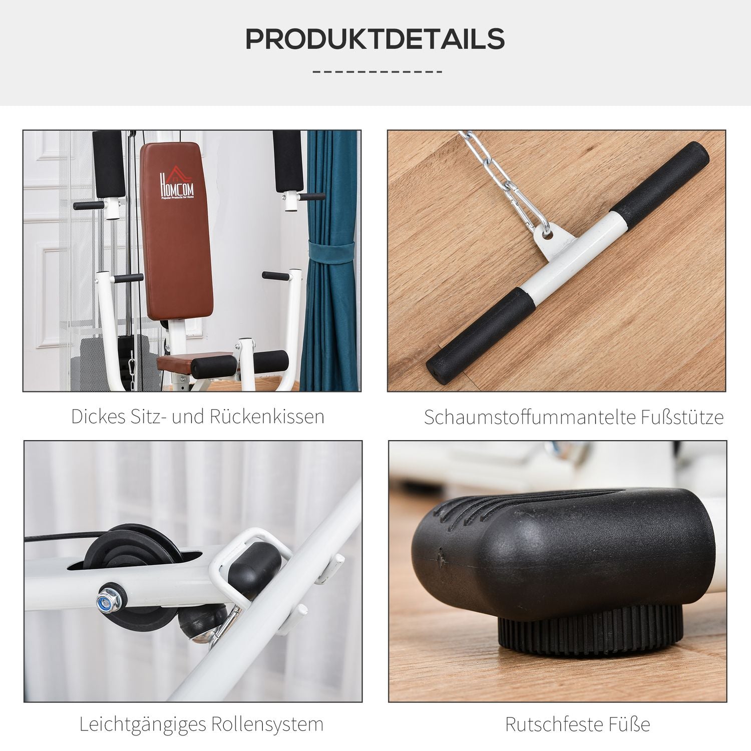 Home Gym Station, 45kg Totalt, Press Arm & Ben Developer