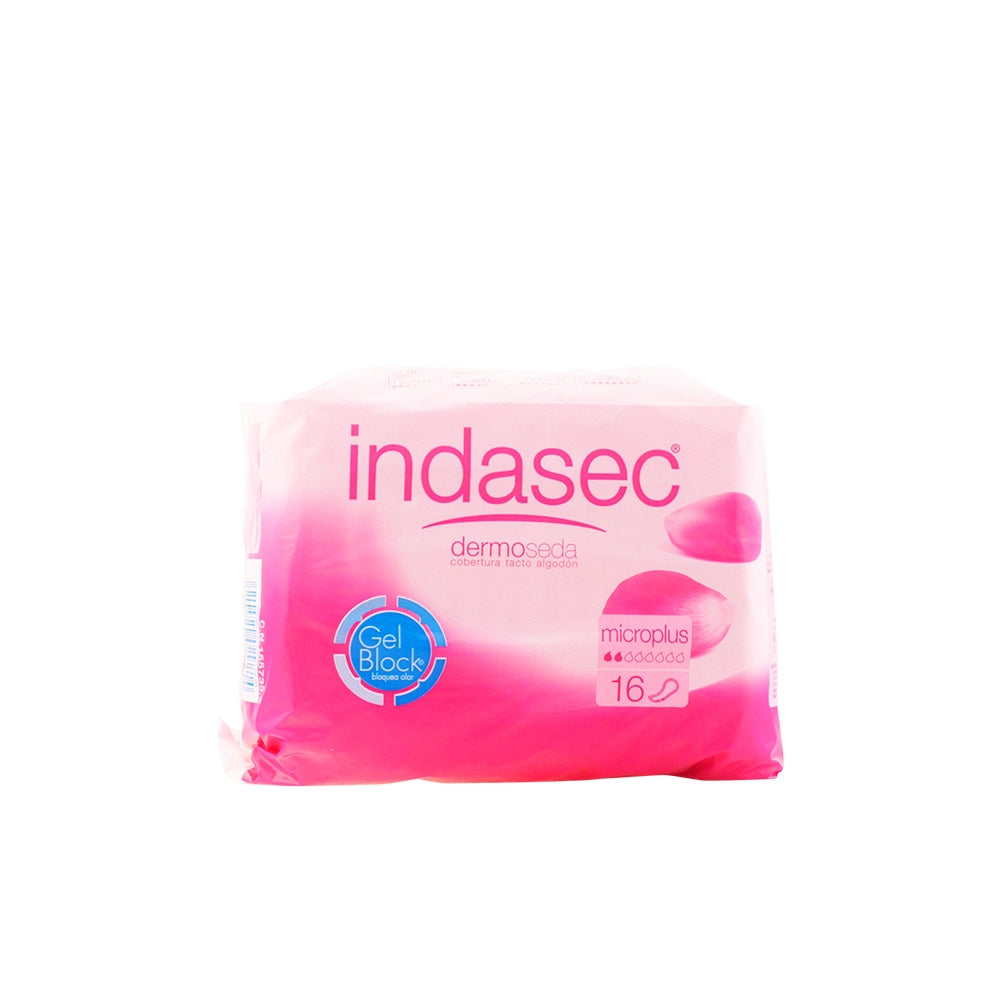Indasec Dermoseda kompresser inkontinens Micro Plus 16 enheter