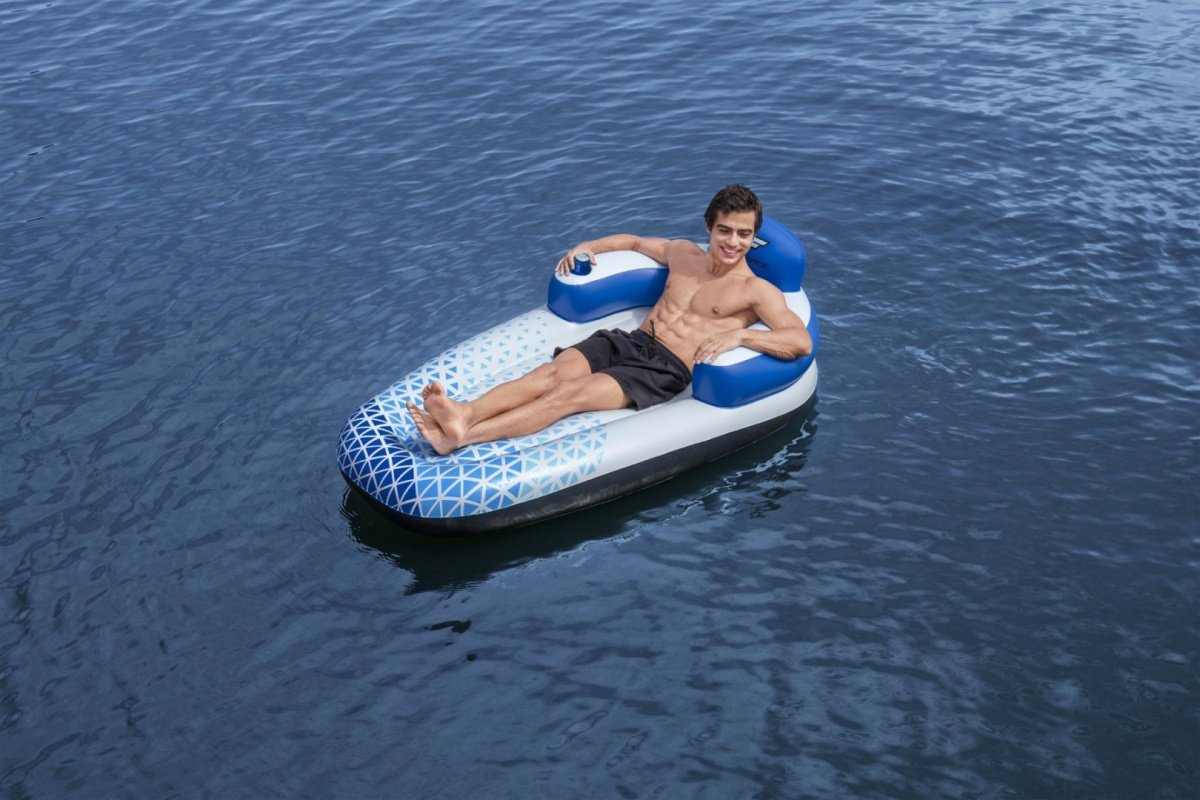 Indigo Wave Lounger Madrass med rygg og armlen