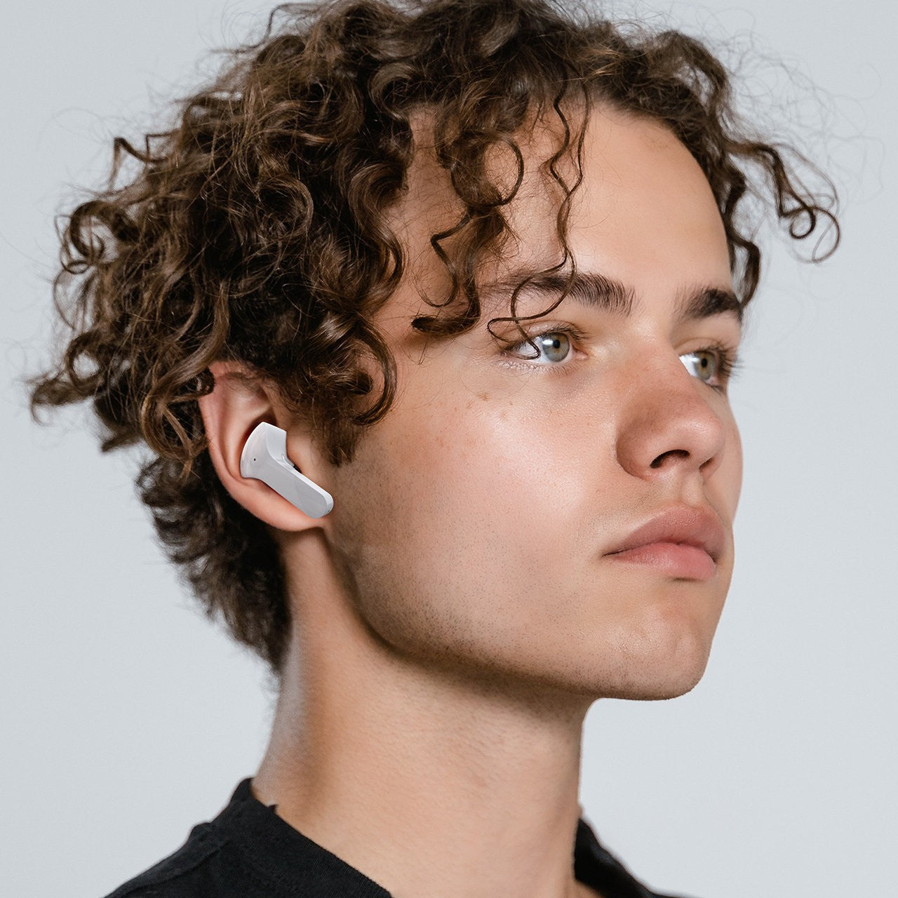 In-ear TWS Bluetooth trådlösa hörlurar, grå