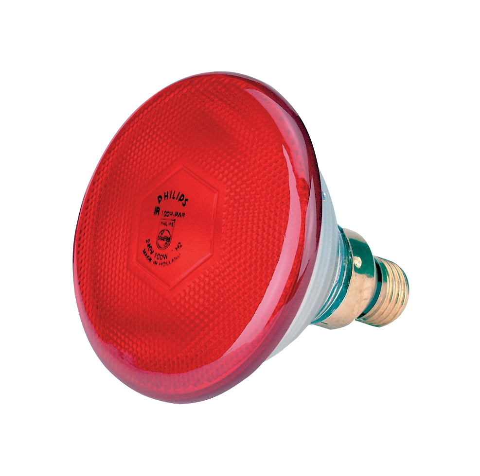 Infrarød energisparelampe 100 W rød Philips