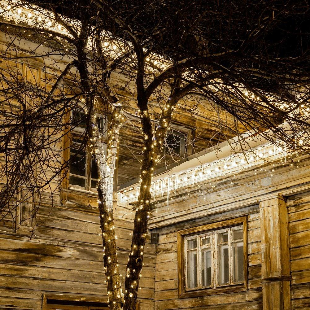 Julbelysning 120 LED varmvit 893 cm inomhus/utomhus