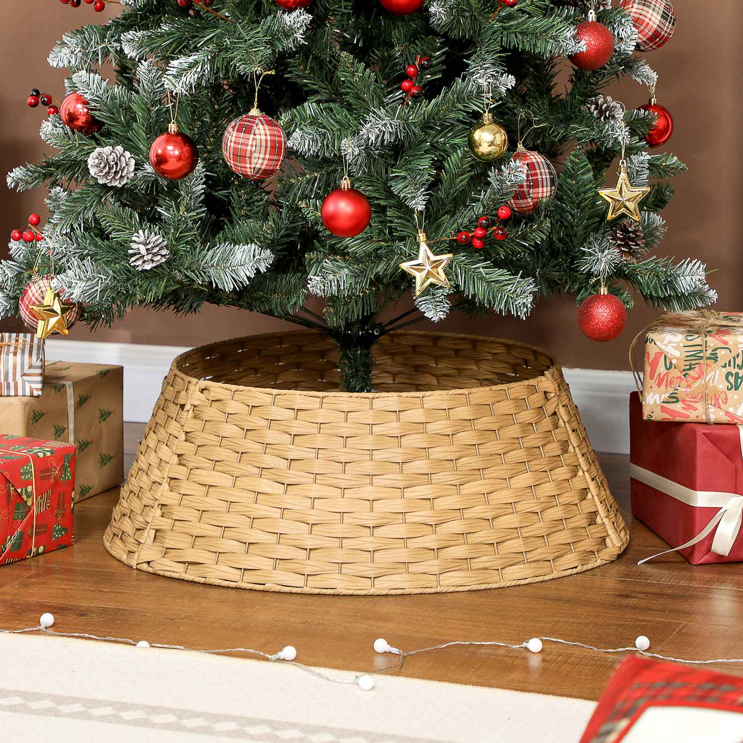Julgranskjol, 68 cm plastunderskydd