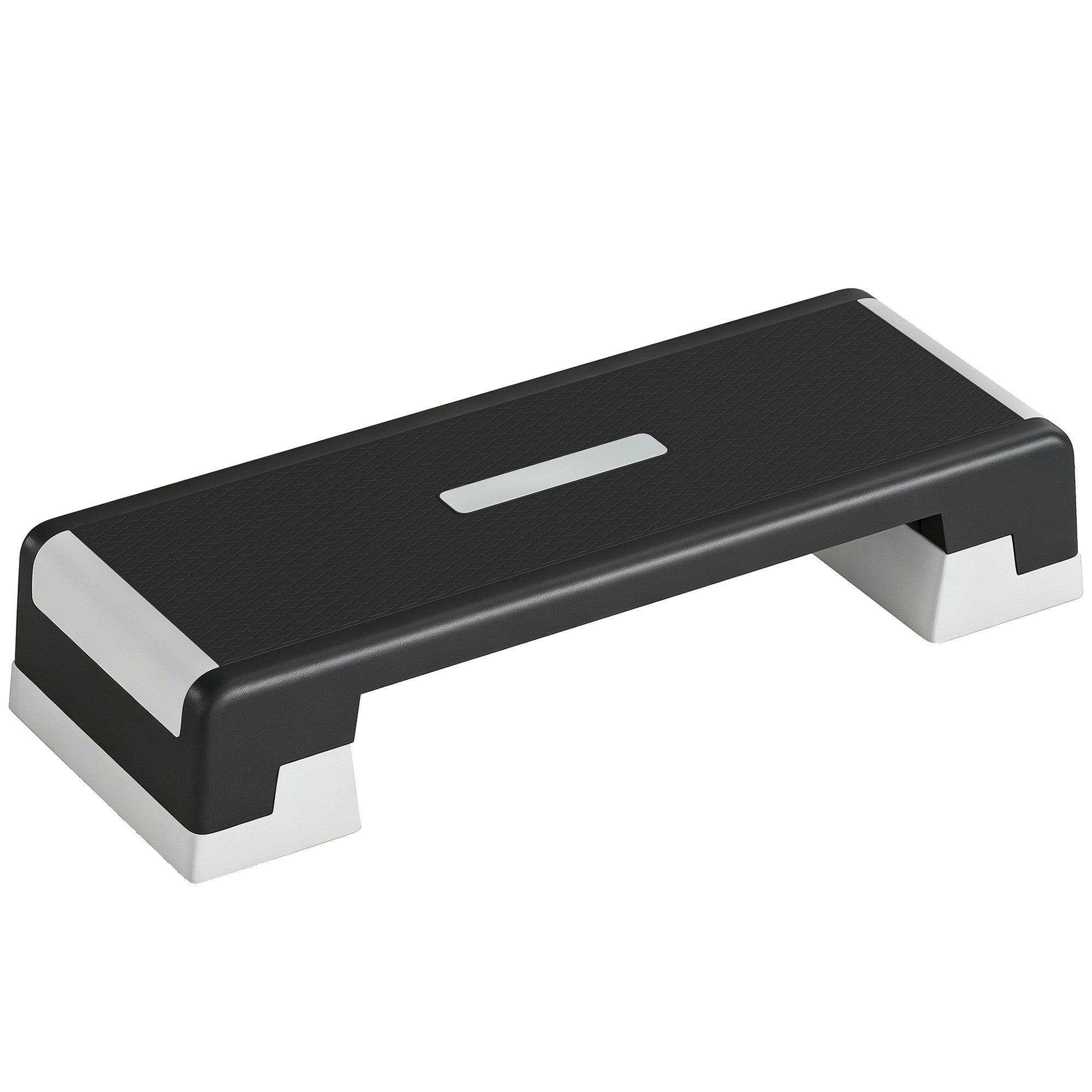 Justerbar aerobisk stegplattform, halkfri, 3 höjder 15-25 cm