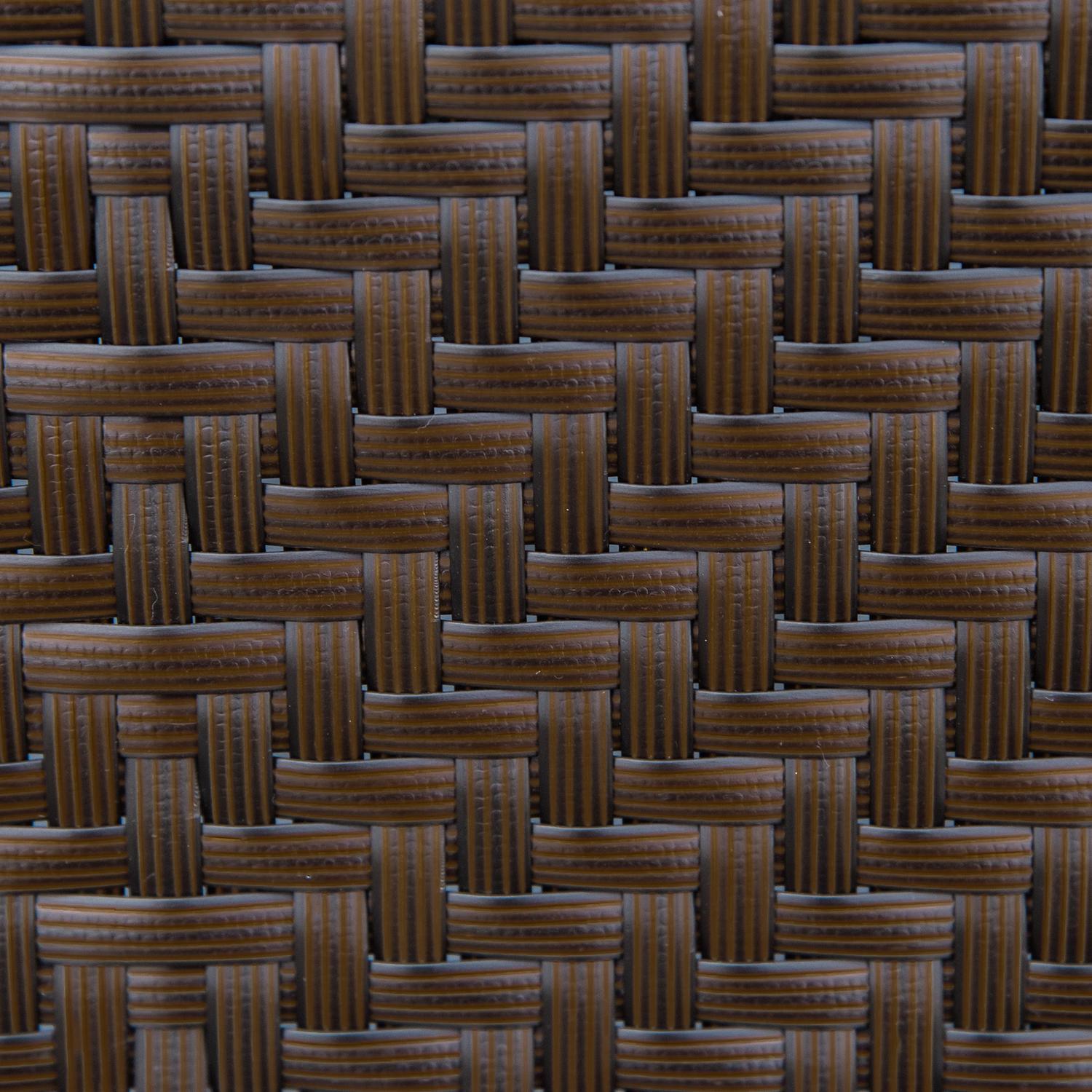 Justerbar fällstol av polyrotting, 7 ryggstödsnivåer