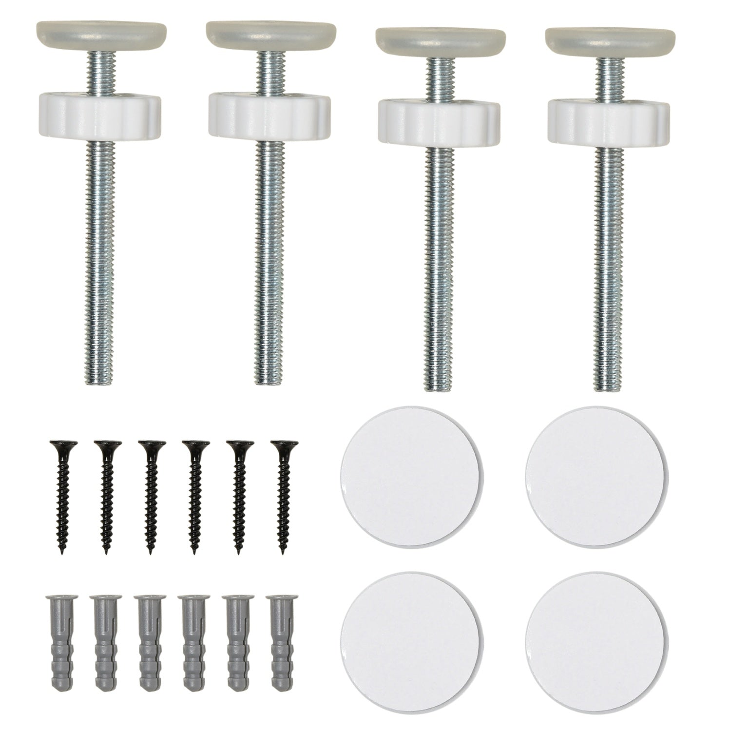 Justerbar hund- och babygrind – No-Drill, Svart, 75-115 cm