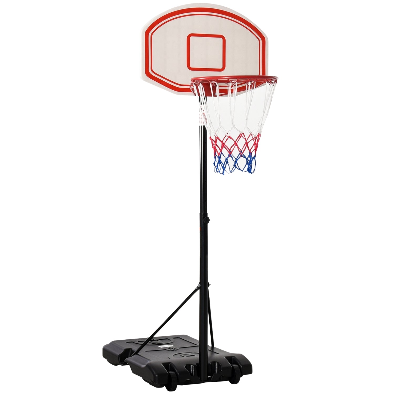 Justerbar portabel utomhusbasketbåge, 212-250 cm
