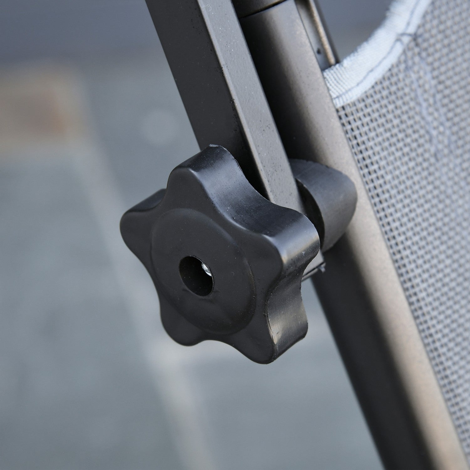 Justerbar trädgårdsstol i aluminium, ergonomisk och hopfällbar