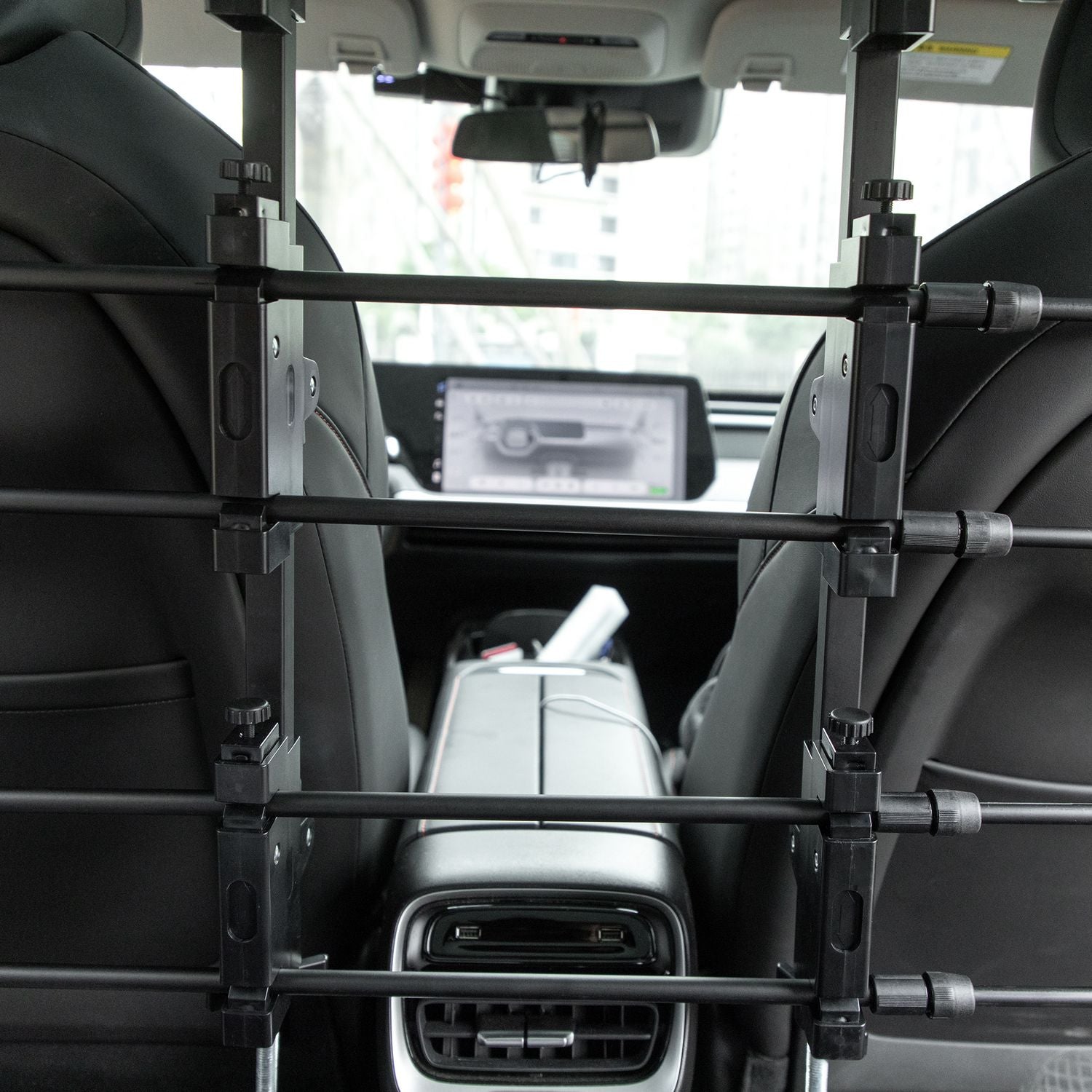 Justerbar universal avdelare för bilkoffertar, stål, 89-150X76-124 cm