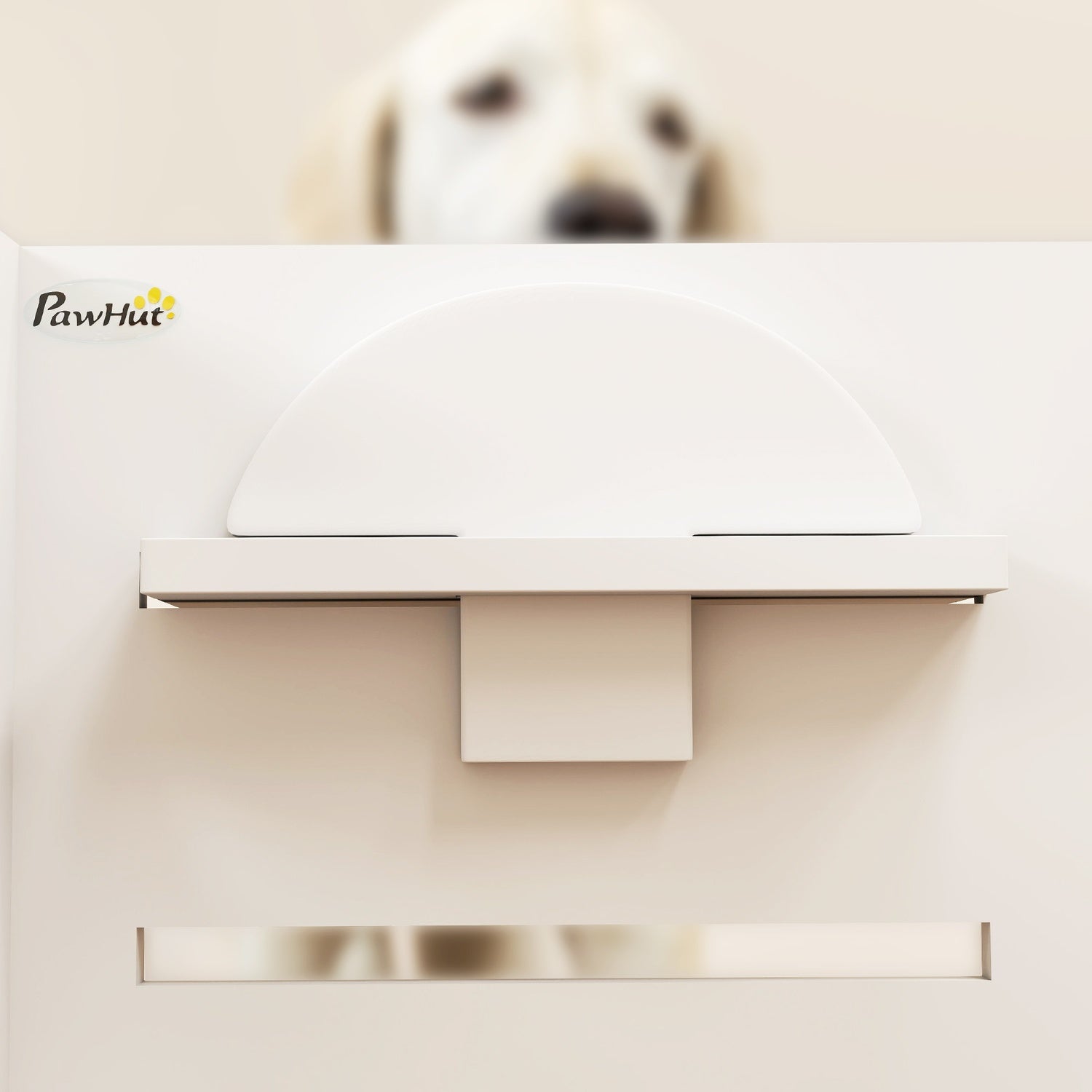 Justerbar upphöjd hundskål, 3 höjder och halkskyddsmatta