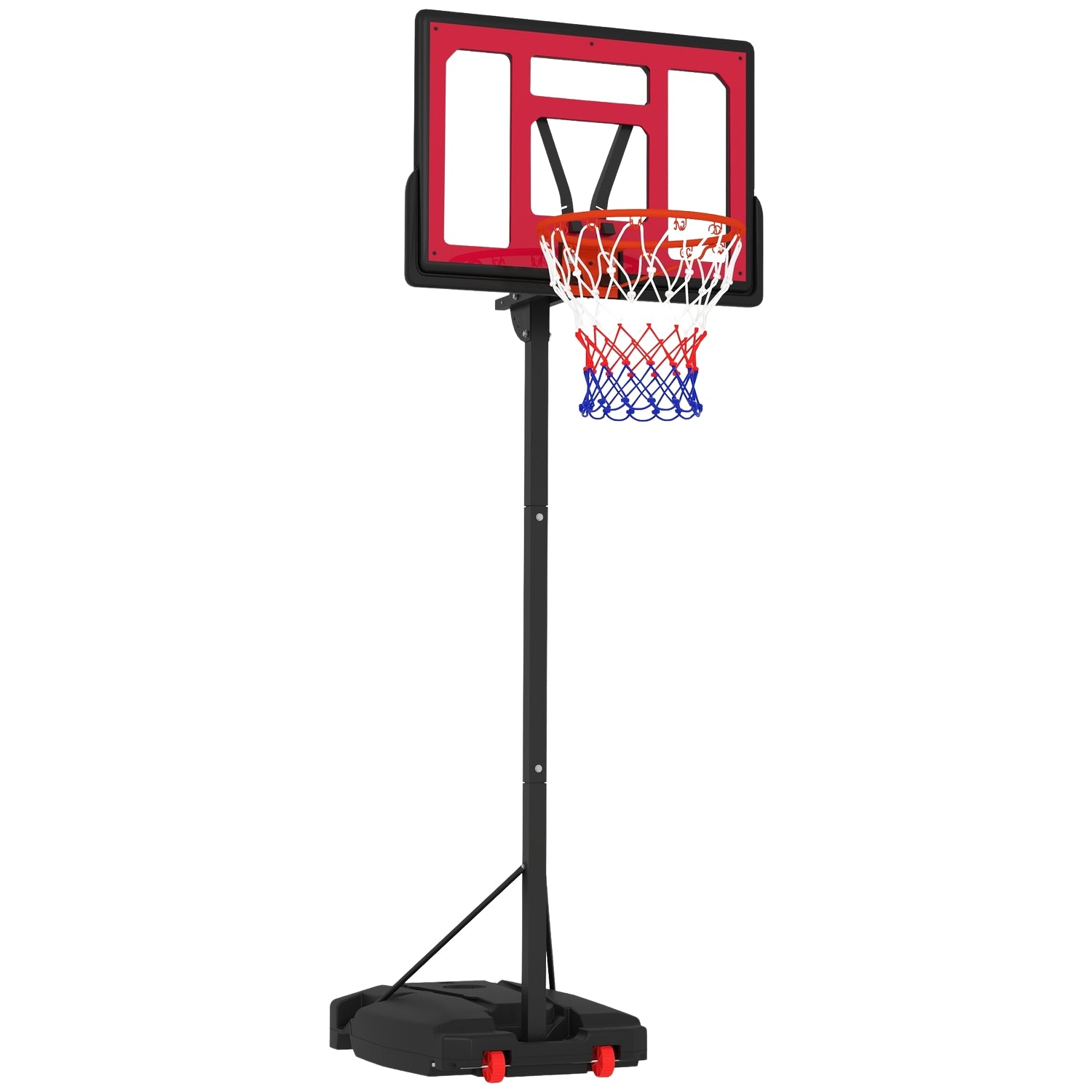 Justerbar utomhusbasketbåge för barn, 200-260 cm