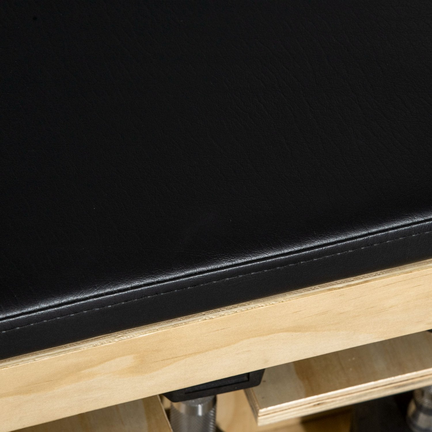 Justerbar viktbänk med förvaringsbox, motståndsband