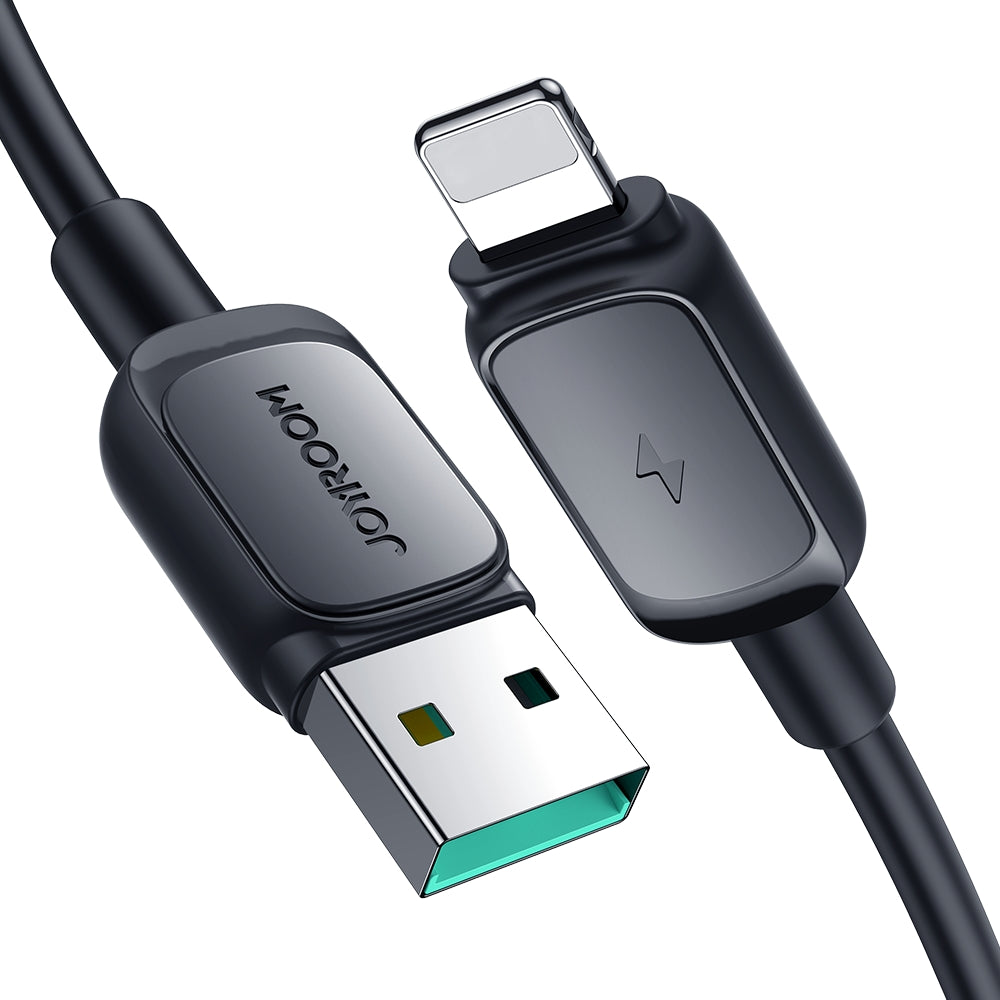 Kabel för iPhone Lightning - USB 2.4A 1.2m svart