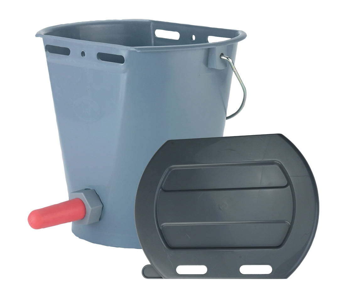 Kalvebøtte plast + Smokk 2-sidig flat