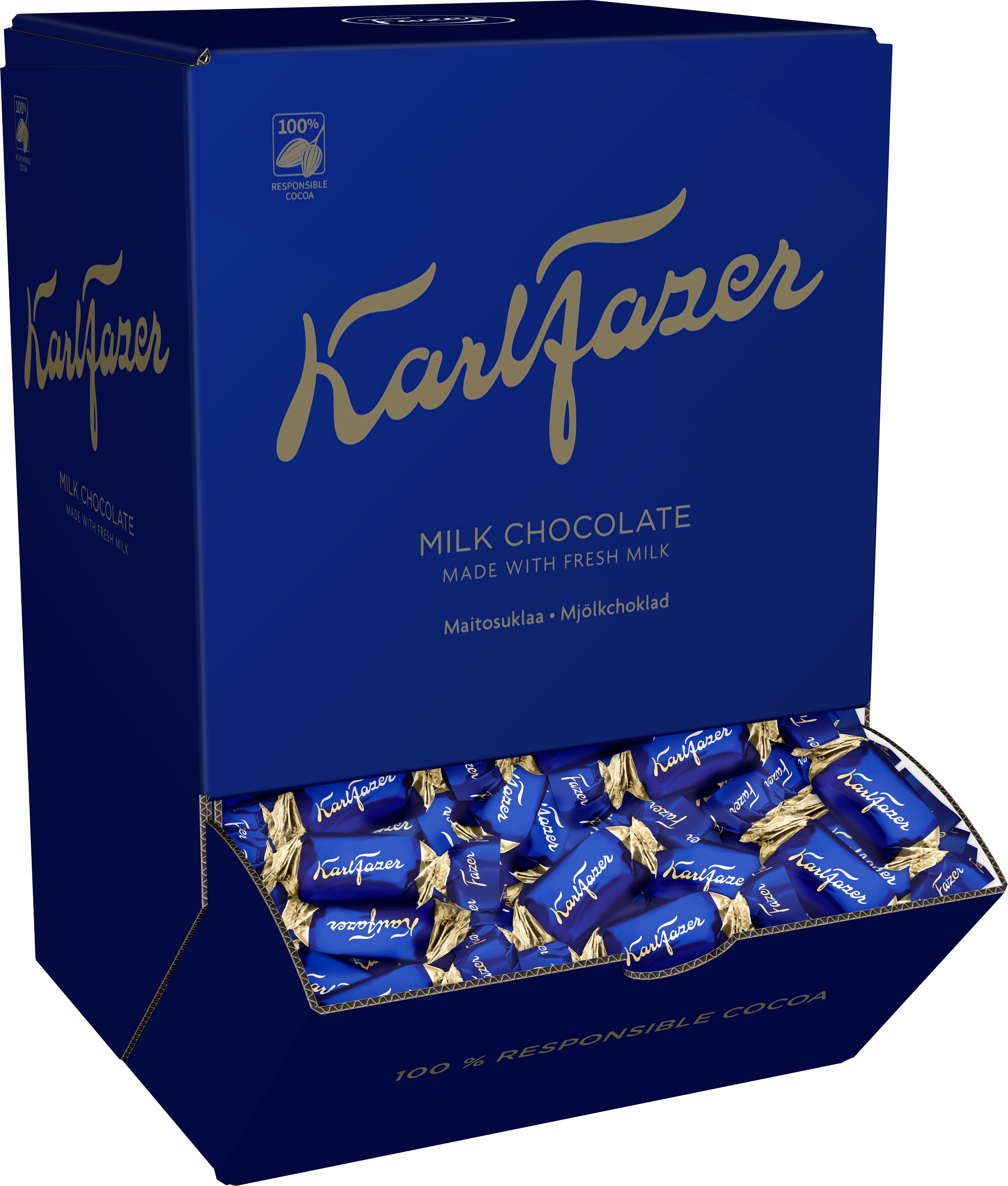 Karl Fazer Mjölkchoklad - chokladgodis, 3 kg