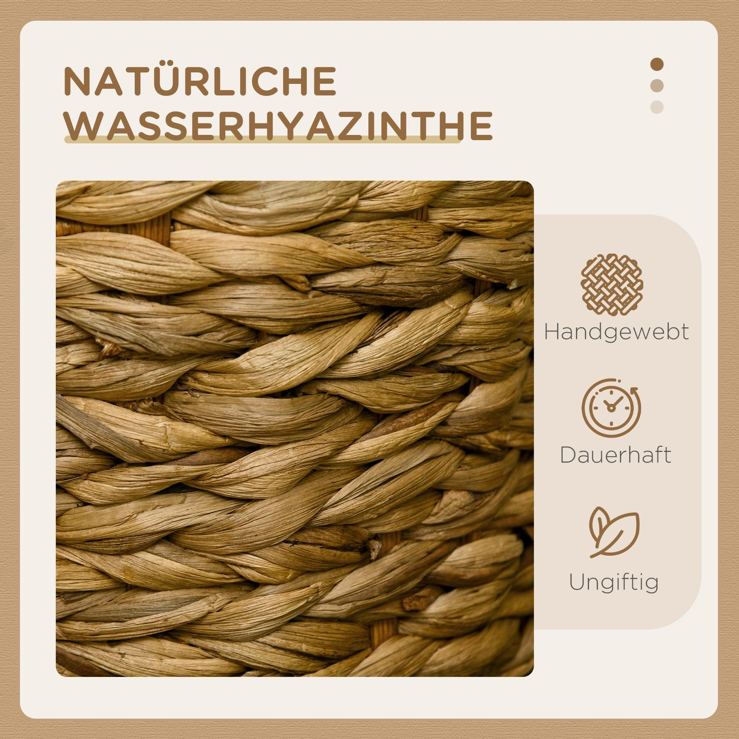 Katttorn med kudde, 2 nivåer, 47 cm, vattenhyacint