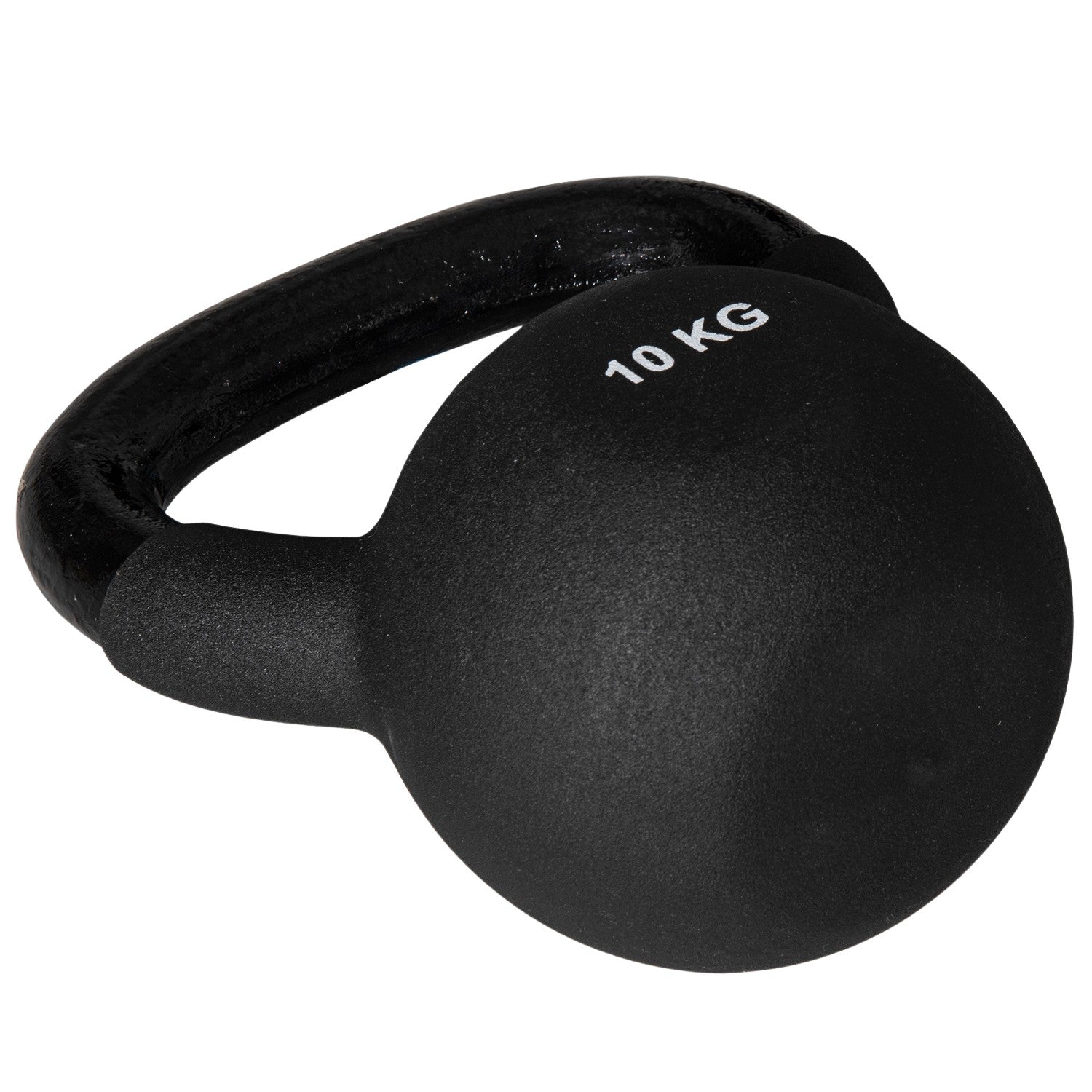 Kettlebell 10 Kg, Neoprenbelagt gjutjärn, golvvänlig