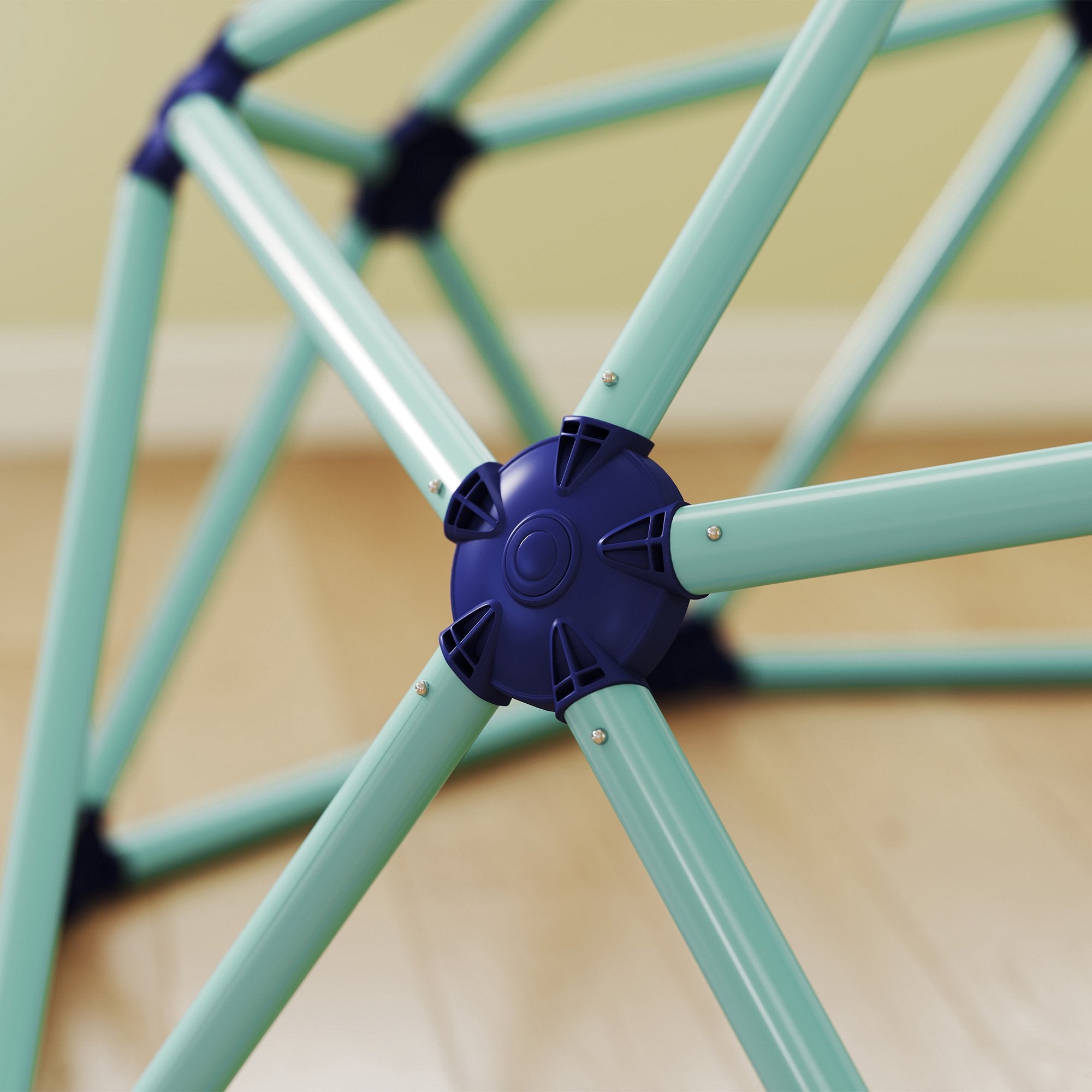 Klätterkupol för barn, UV-resistent, 182,5 cm, blå