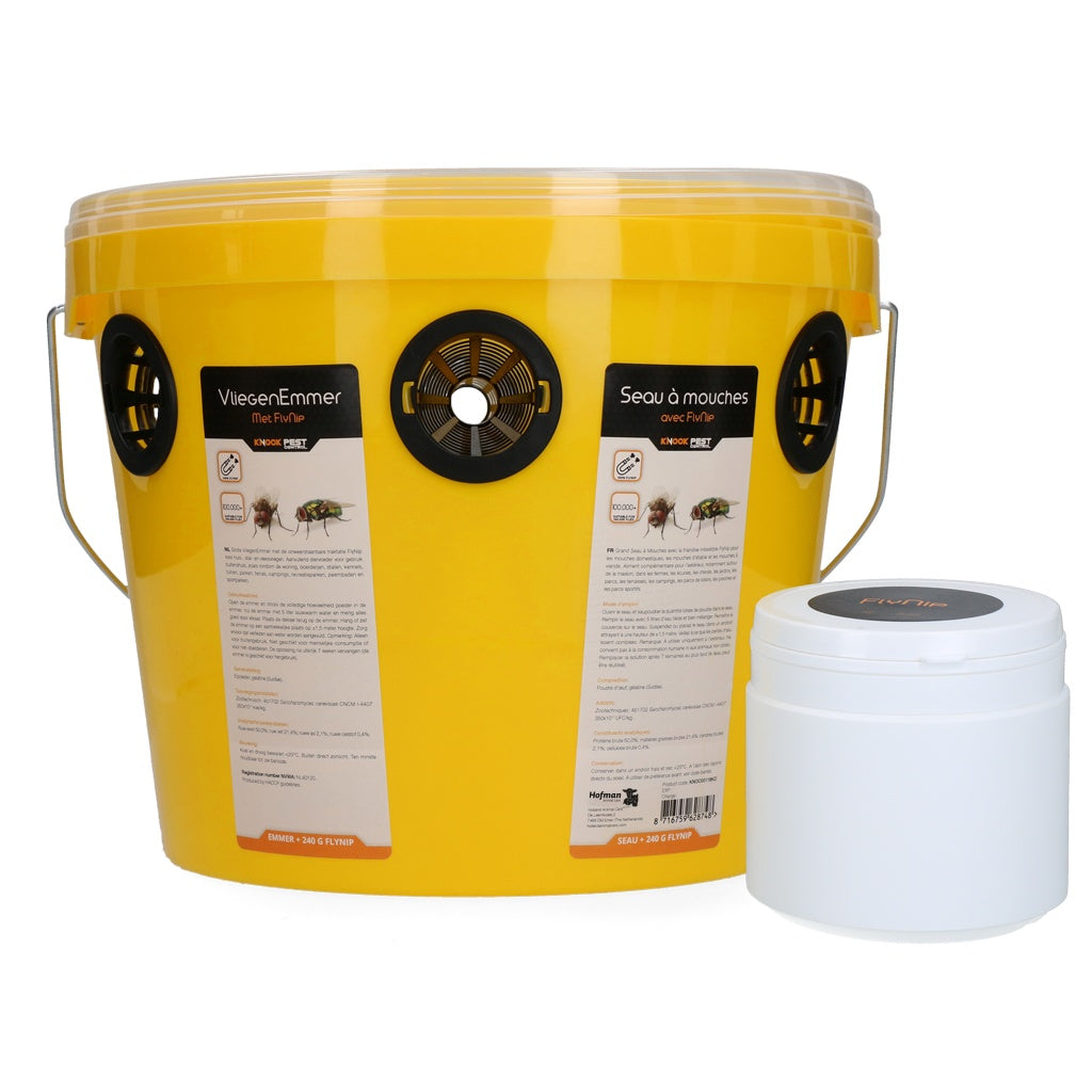 Knock Pest FlyNip FlyBucket (inkl. 240 g godteri)