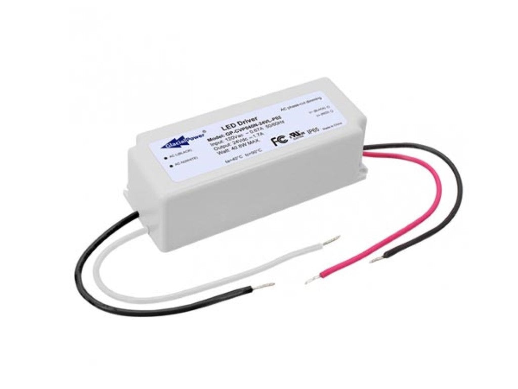 Konstant spänning LED-strömförsörjning - 40 W 12 V 3,4 A med Triac-dimmer