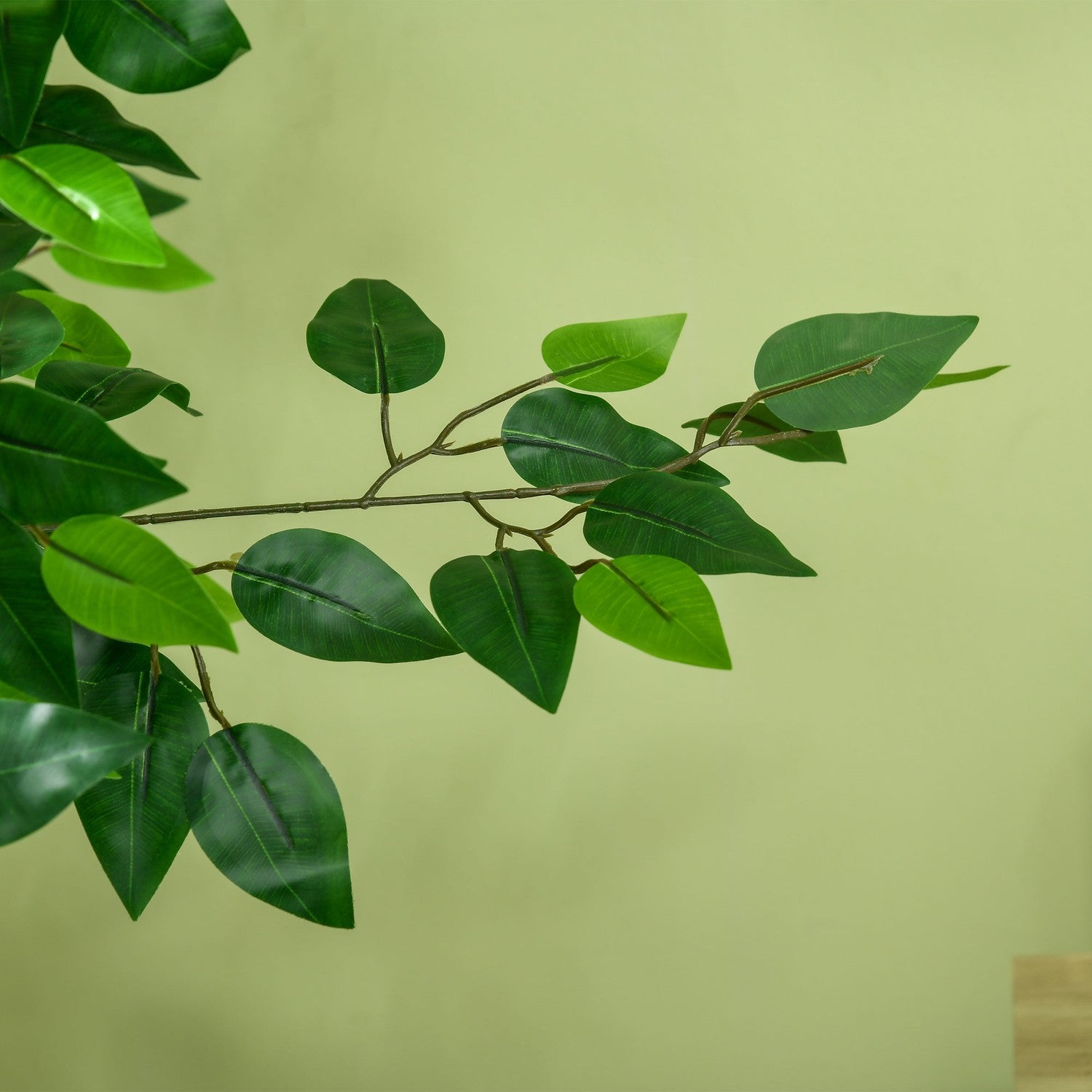 Kunstig ficustre 150 cm med potte – naturtro potteplante