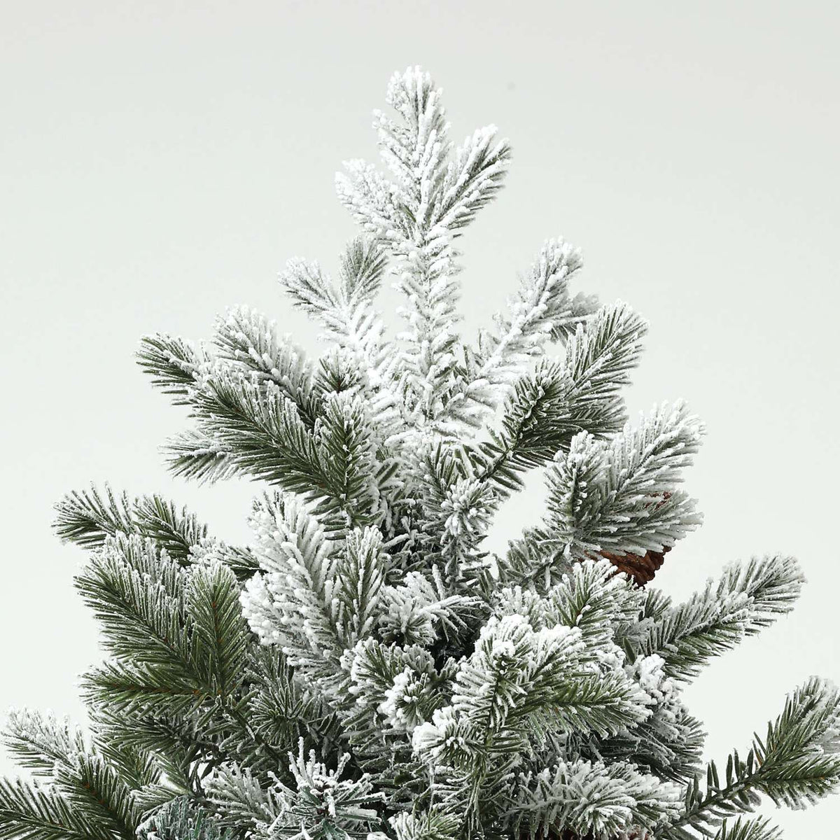 Konstgjord julgran, 100cm, snöig, flamskyddad