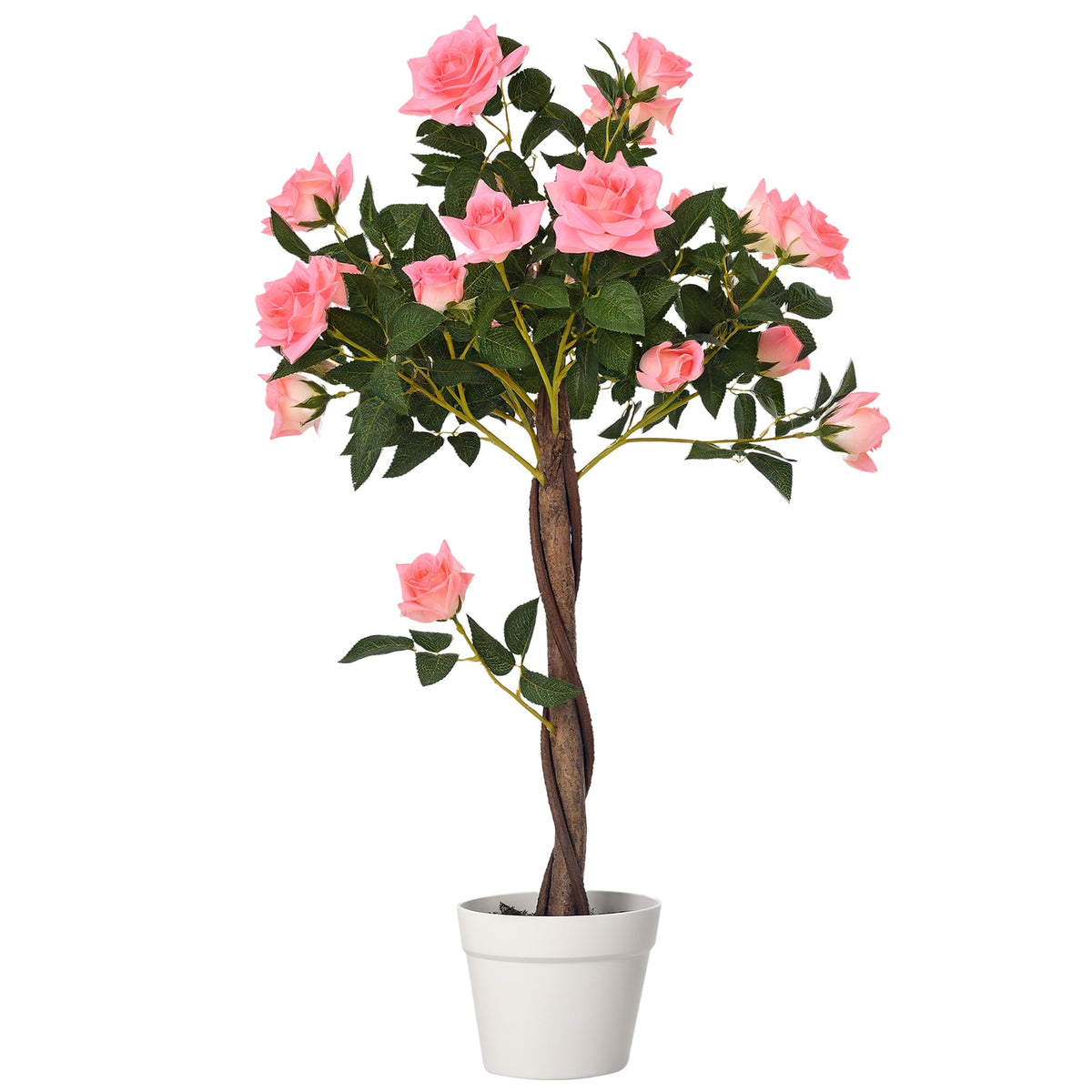 Kunstig tre, kunstig plante i sementpotte, kunstig plante