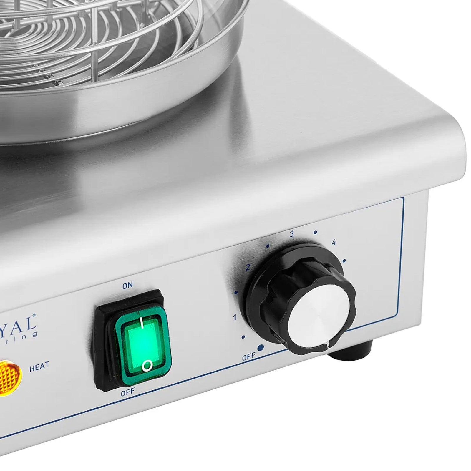 Korv- och korvvärmare, behållare för 30 korvar, 450 W