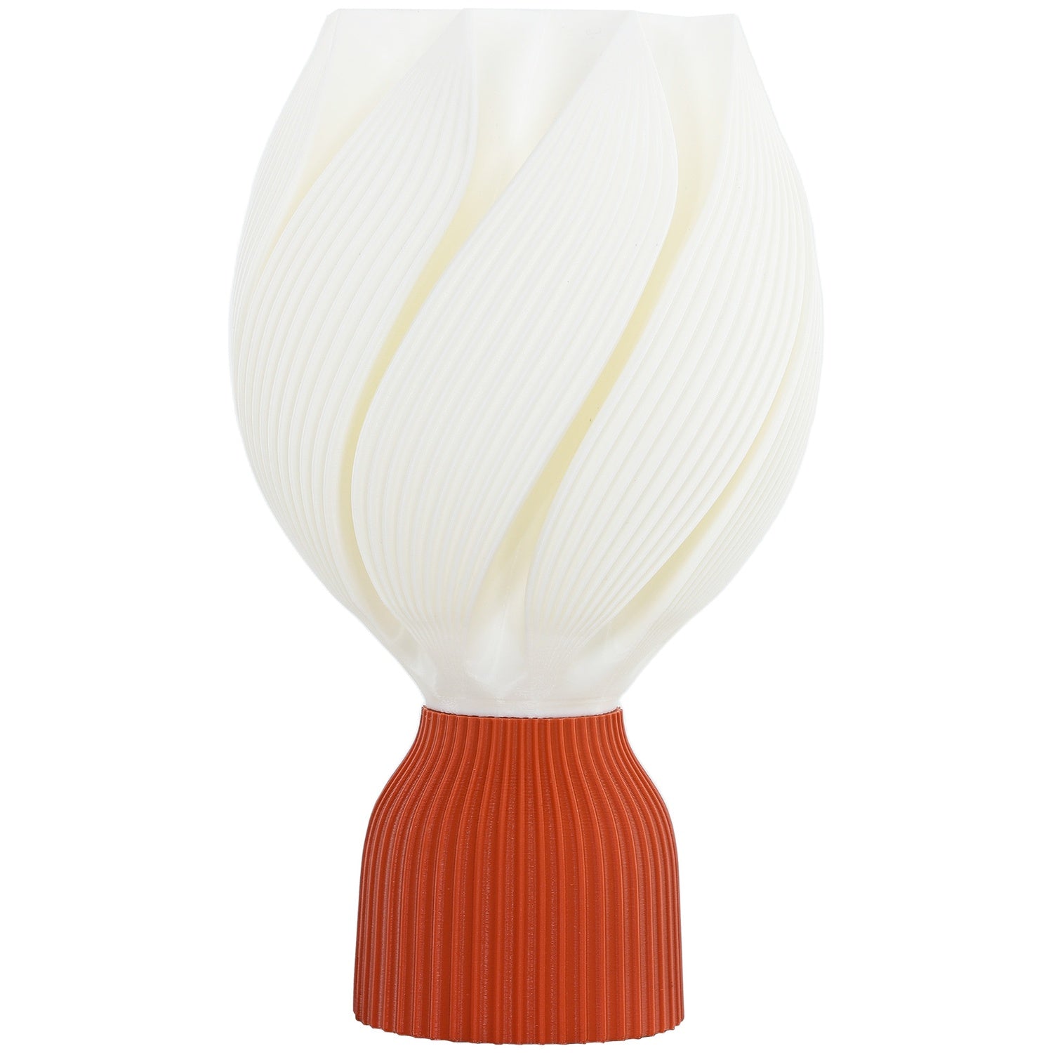 LED Bordslampa med 3D Flower Lampskärm, Vit
