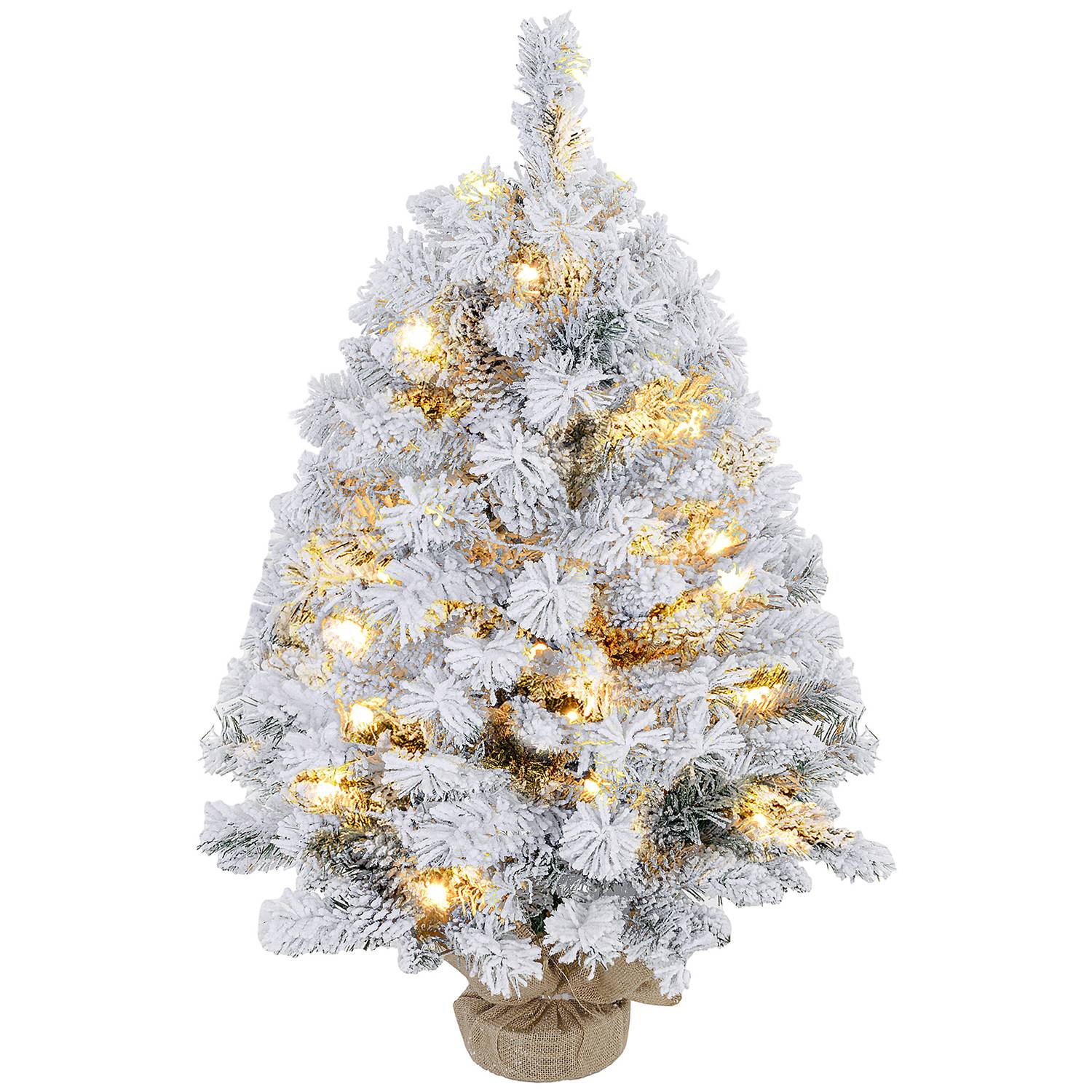 LED julgran, 92 cm, varmvita ljus, inomhusbruk