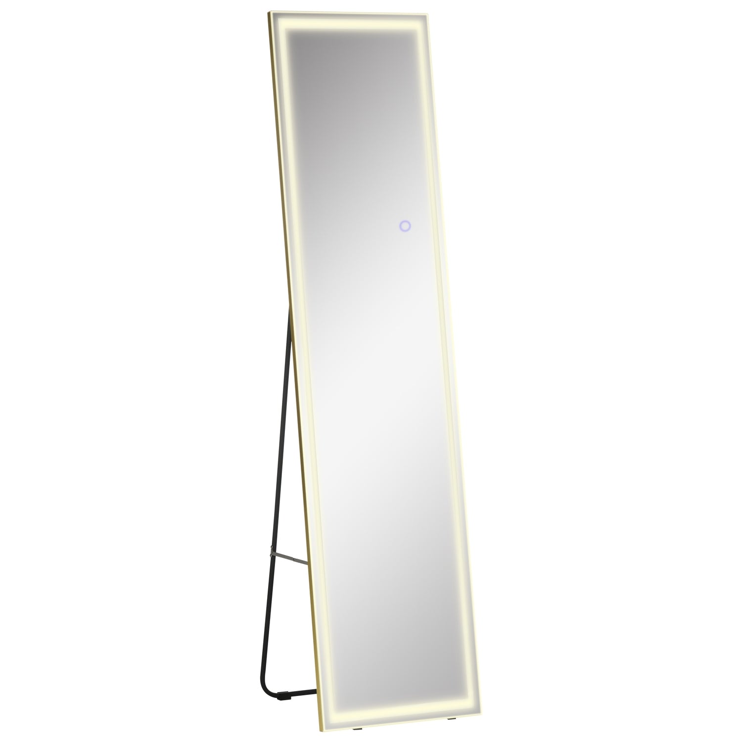 LED väggspegel och fullängdsspegel med aluminiumram