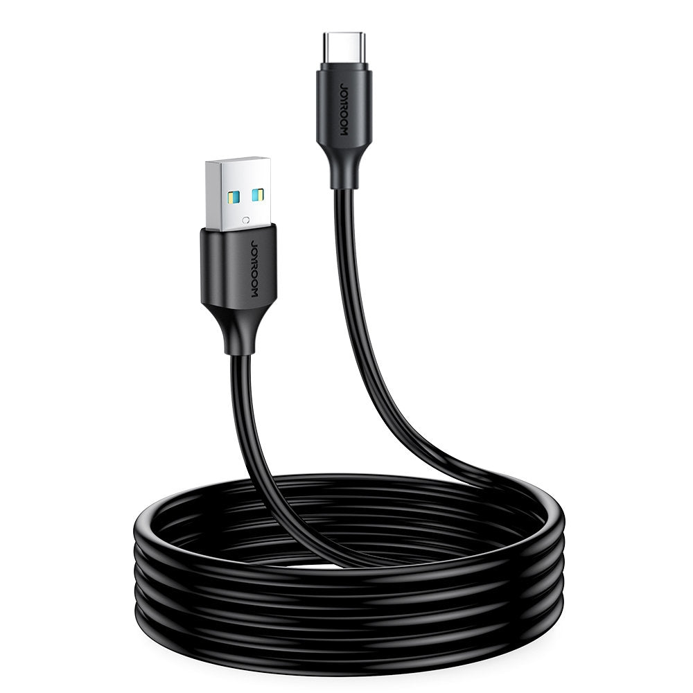 Laddnings- och dataöverföringskabel USB - USB Typ C 3A 2m svart
