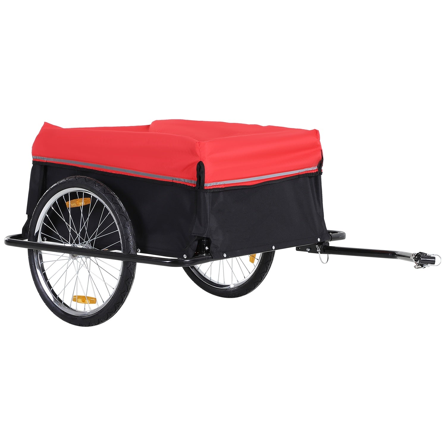 Lastcykelvagn – Transportverktyg, svart och rött