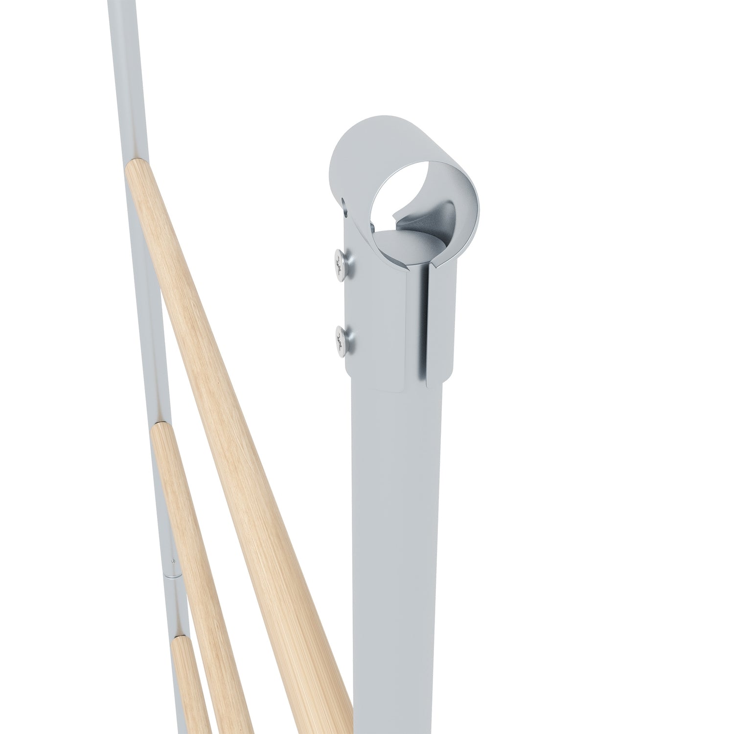 Lekplatsstege för kyckling i trä – 140 x 86 cm, naturligt trä