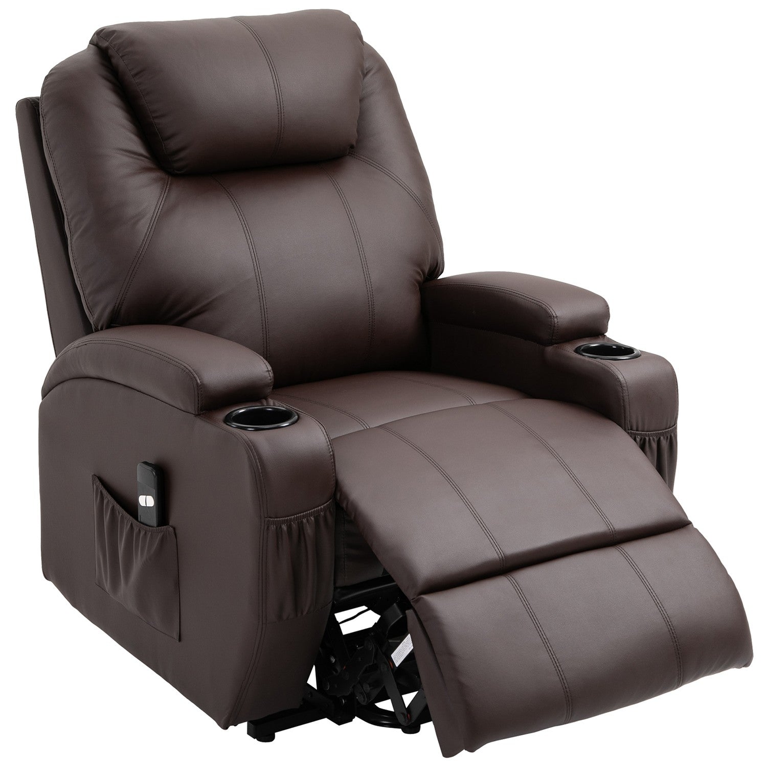 Liggfåtölj med ståhjälp och förvaring