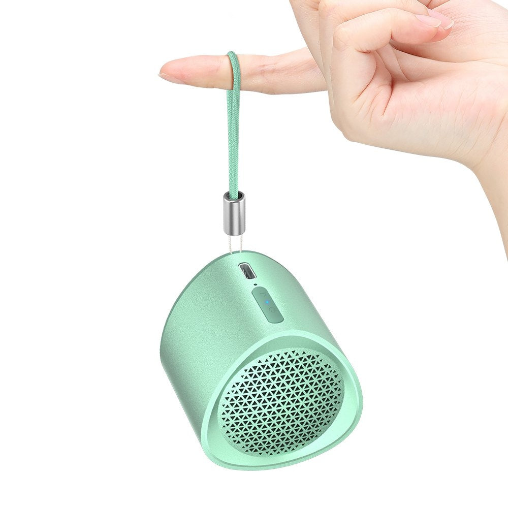 Liten Mini TWS Nimo Bluetooth 5.3 5W trådlös högtalare grön