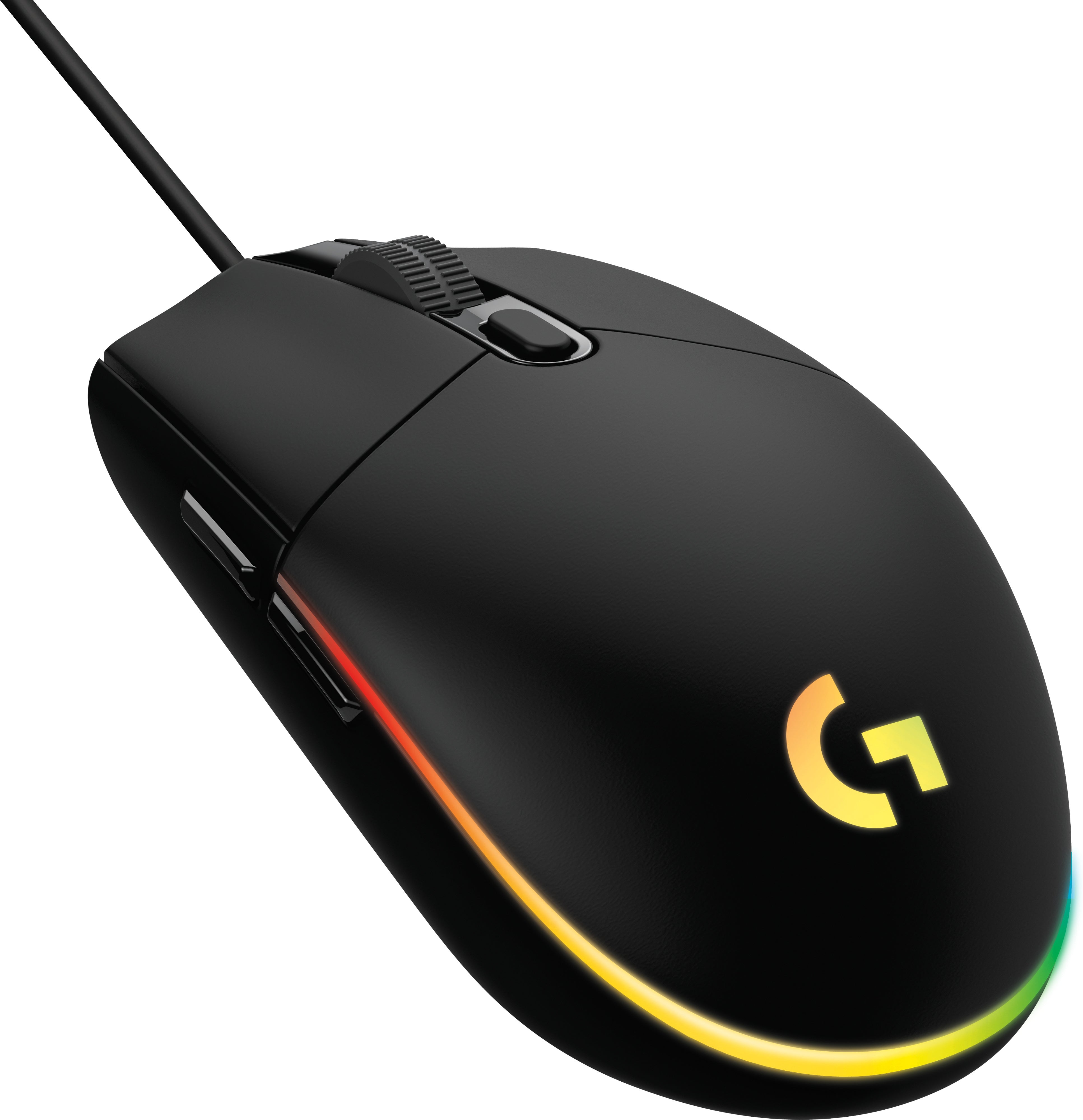 Logitech G203 Lightsync - spelmus, svart