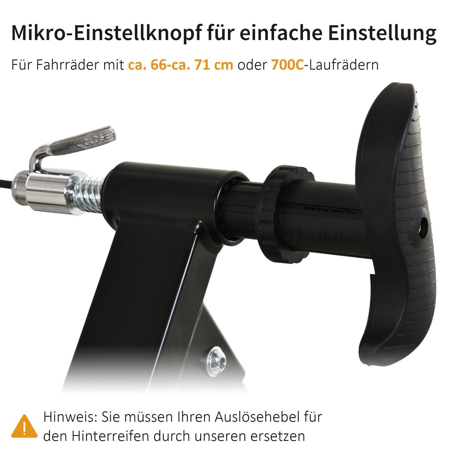 Magnetisk hopfällbar cykeltränare för 26""-28""/700C hjul