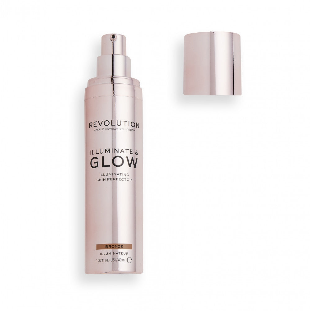 Makeup Revolution, Glow & lluminate, Liquid Highlighter, Bronze, For Face, 40 ml