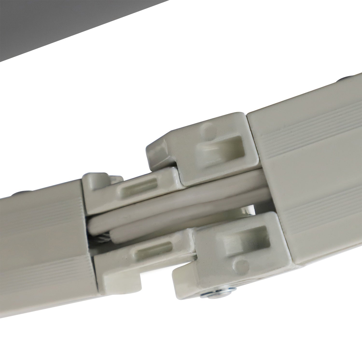 Manuell Armmarkis, 4M, Solskydd, Väggfäste, Vit/Grå