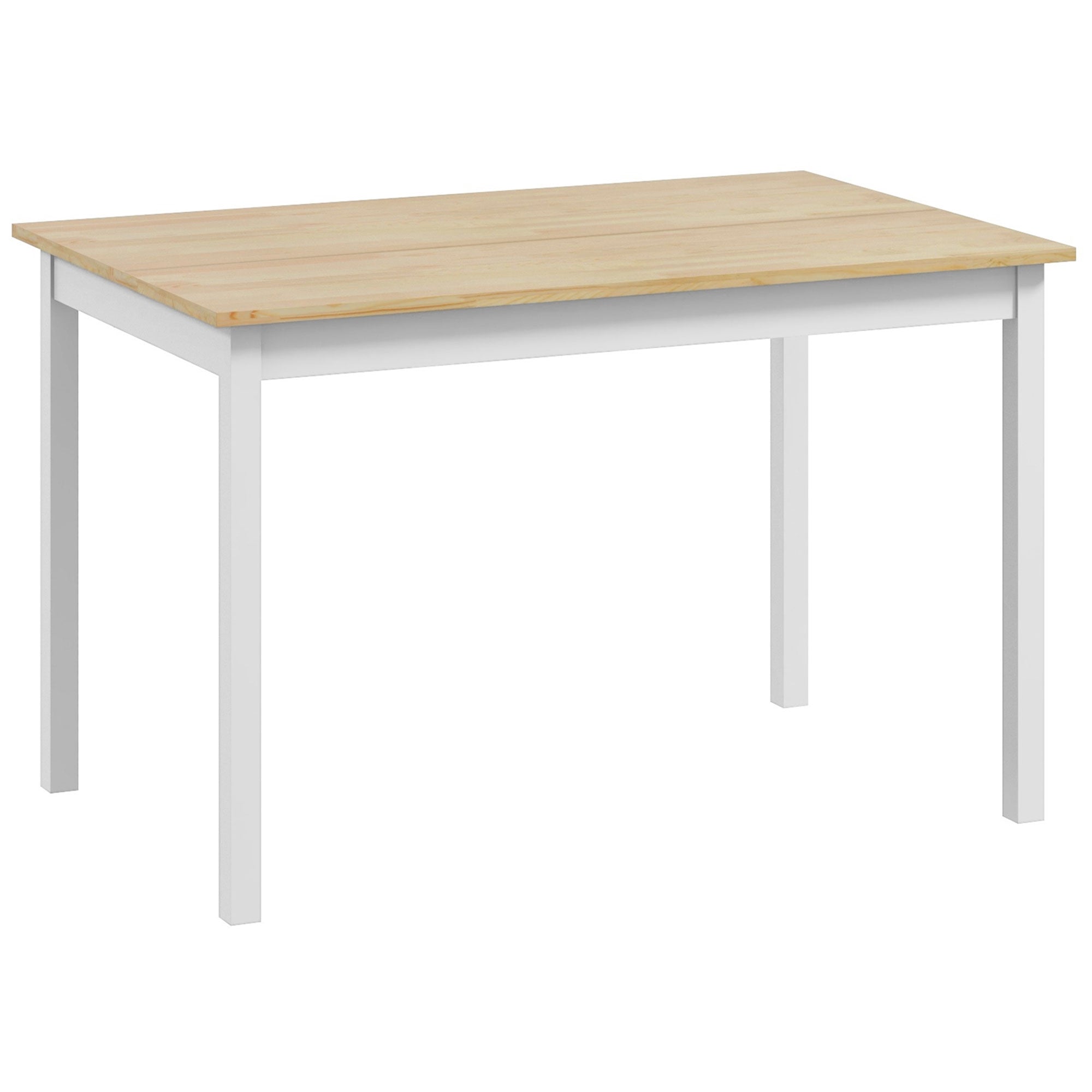 Matbord 120 x 75 cm, lantlig furu, plats för 4
