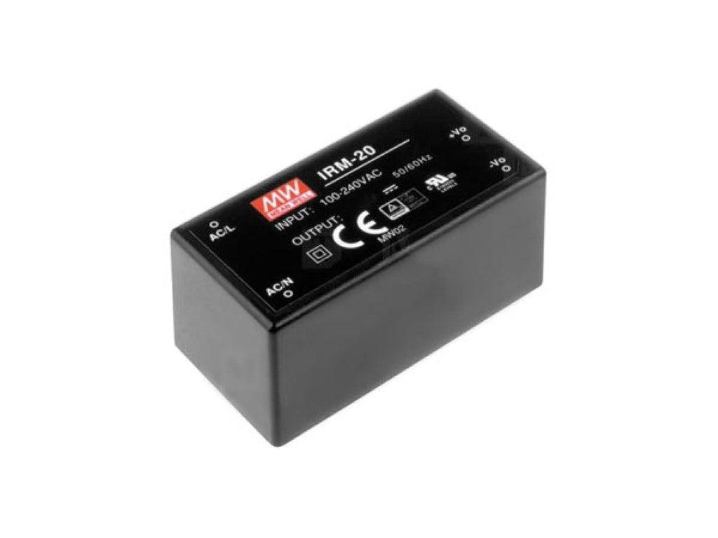 Mean Well - 20 W inkapslad enkelutgångstyp - 12 V