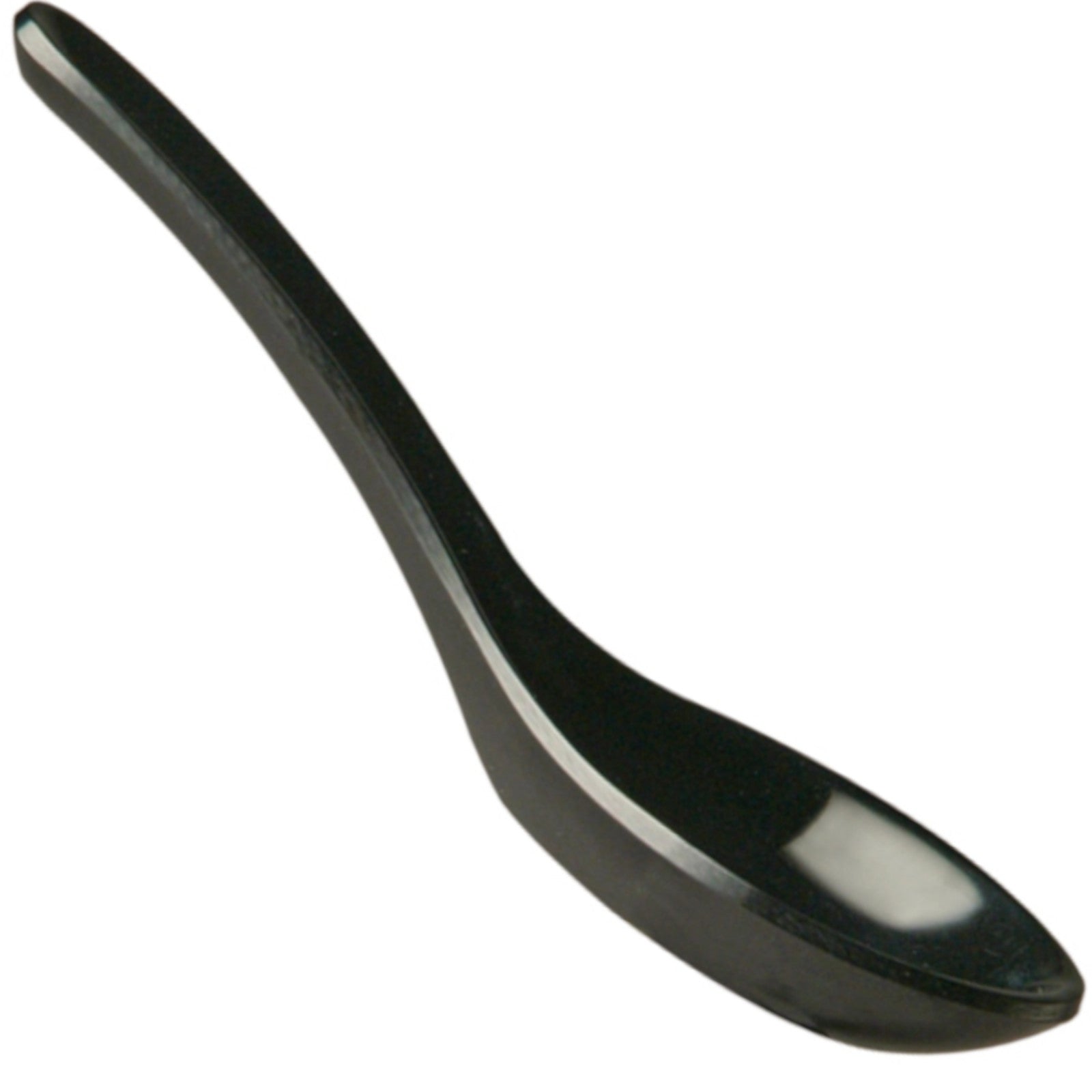 Melamin förrättssked för dipp 135 x 45 mm svart - Hendi 566596