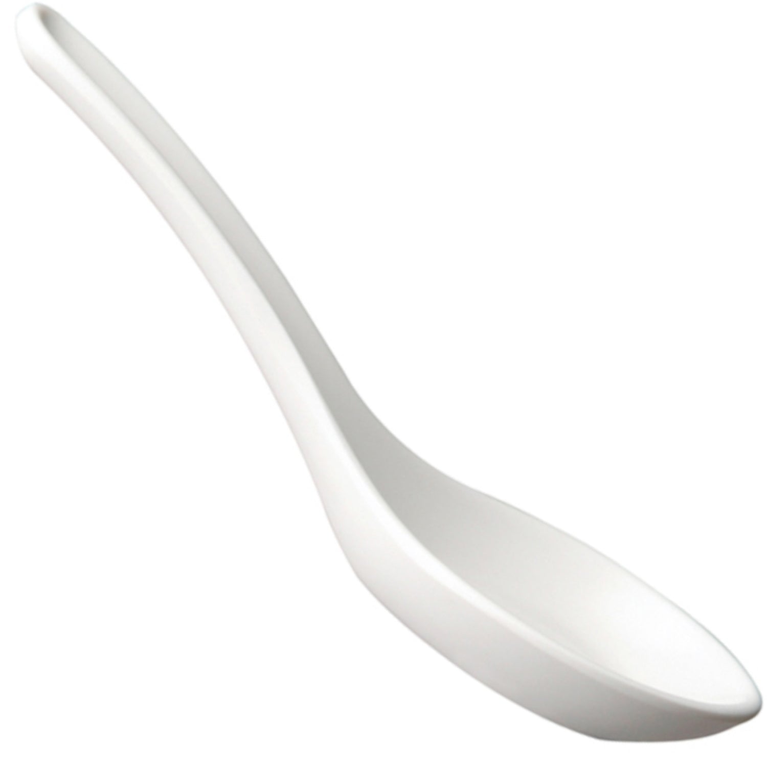 Melamin förrättssked för dipp 135 x 45 mm vit - Hendi 566534