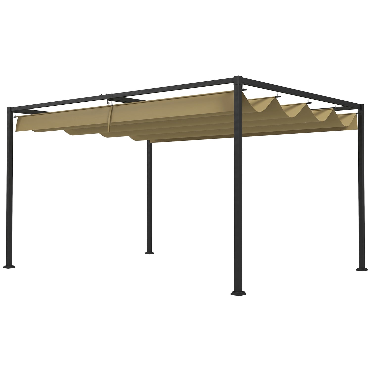 Metallpergola 3x2m – Justerbart tak, solskydd