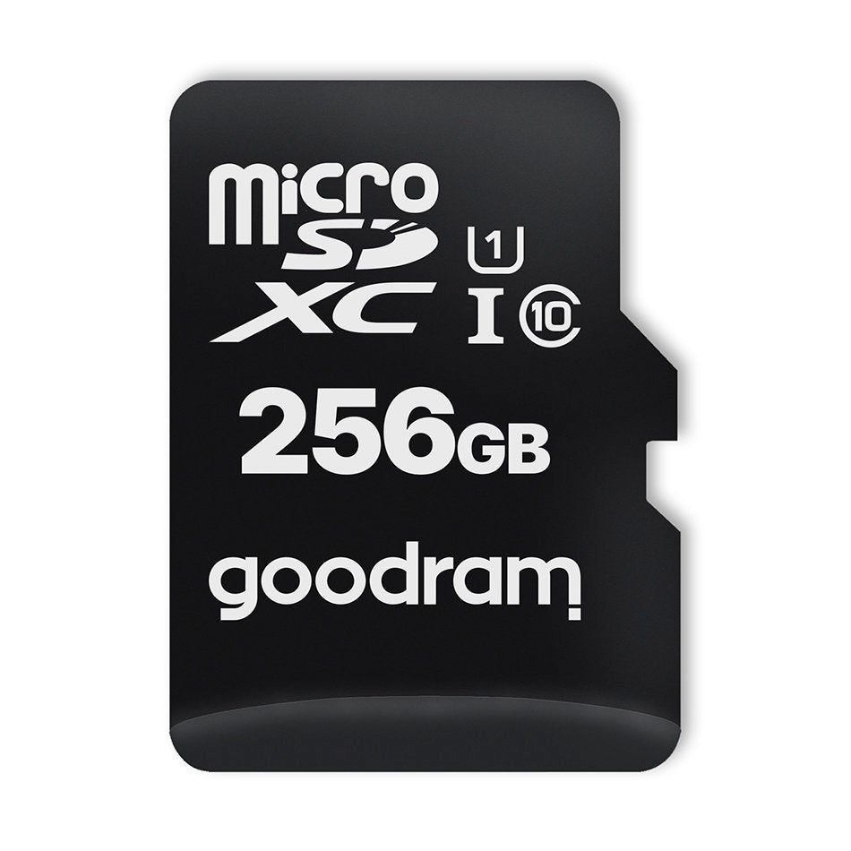 Mikrokort 256GB micro SD XC UHS-I klass 10 minneskort + SD-adapter