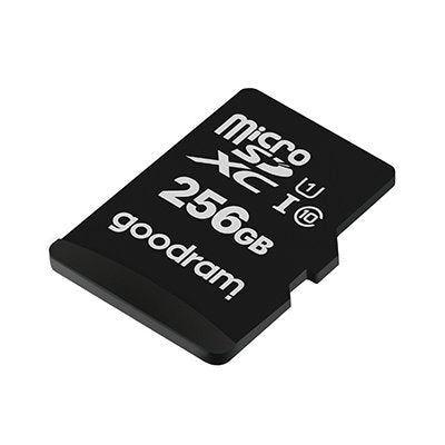 Mikrokort 256GB micro SD XC UHS-I klass 10 minneskort + SD-adapter