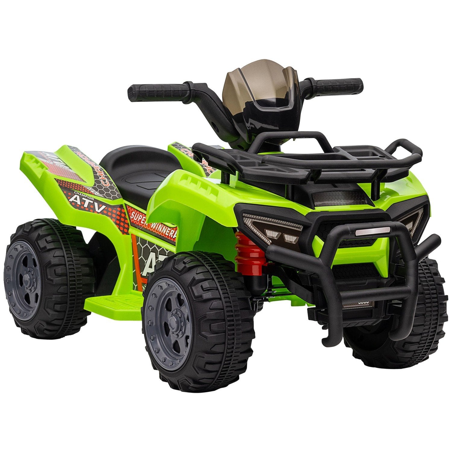 Mini Elektrisk Quad För Barn Elektrisk Atv Barnvagn Framljus Barnfordon Barn Motorcykel Elektrisk Quad För 18-36 Månader Barn Grön