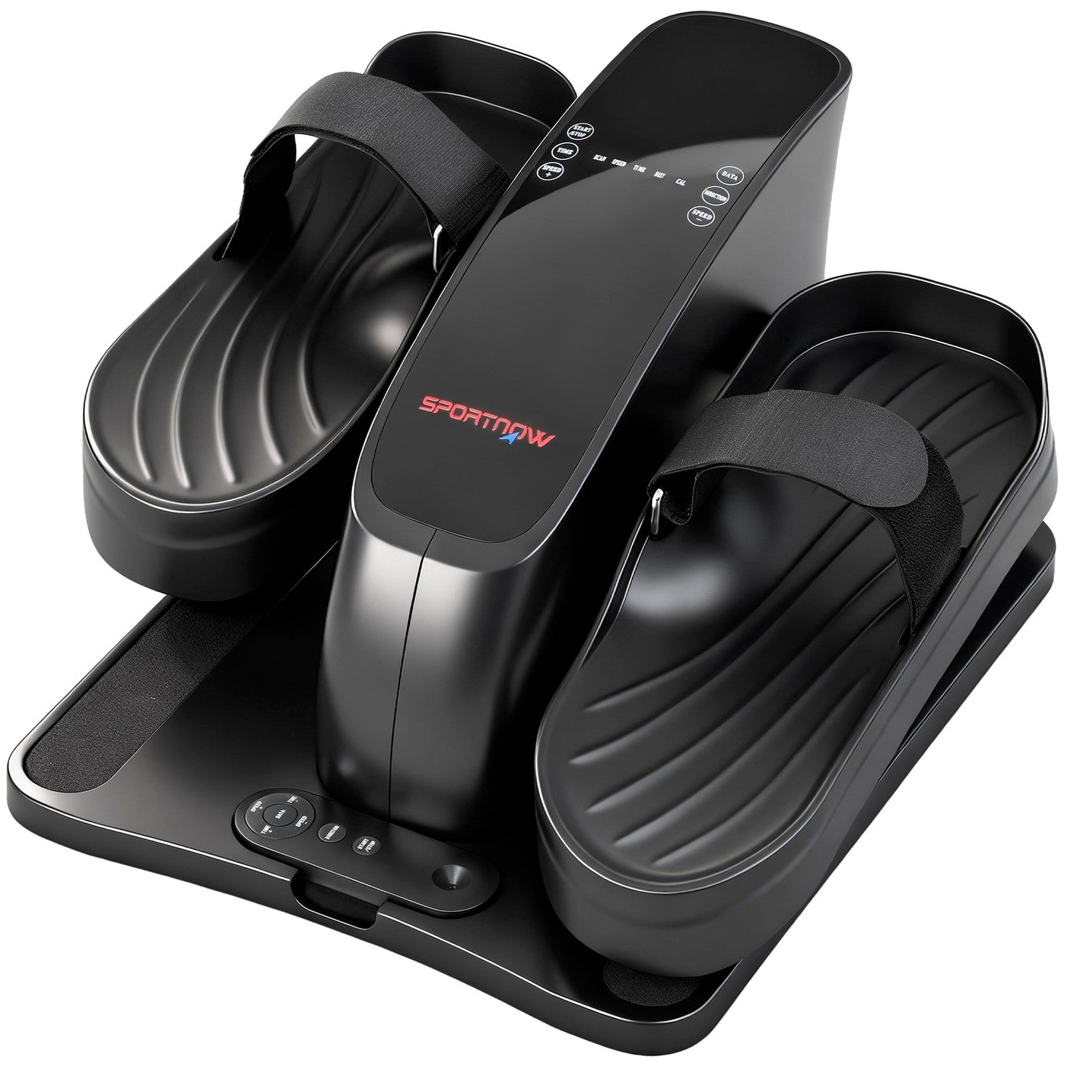 Mini elliptisk trainer, 12 hastigheter, LED-display, fjärrkontroll